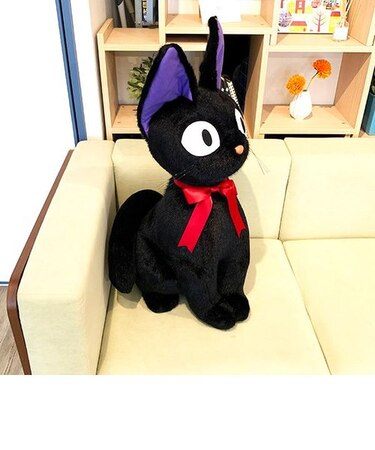 スタジオジブリ 魔女の宅急便 黒猫 ジジ ぬいぐるみLL インテリア BIG 
