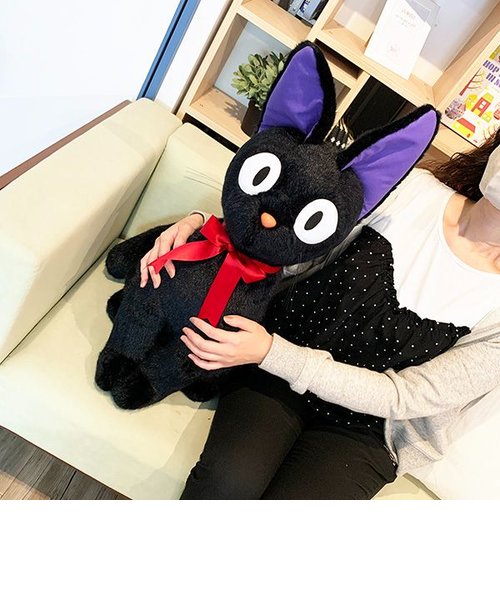 スタジオジブリ 魔女の宅急便 黒猫 ジジ ぬいぐるみLL インテリア BIGサイズ  ギフト｜パーフェクトワールドの通販｜&mall（アンドモール）三井ショッピングパーク公式通販