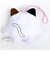 シナぷしゅ ねこぷしゅ 鳴き笛マスコット ぬいぐるみ ベビー キッズ ホワイト