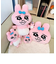 おぱんちゅうさぎ マスコット ぬいぐるみ キーホルダー ピンク