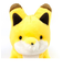 タヌキとキツネ キツネM ぬいぐるみ インテリア イエロー