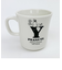 スヌーピー イニシャルマグ（Y） マグカップ  コップ ホワイト