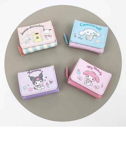 サンリオ クロミ ミニ財布 ウォレット コンパクト パープル