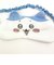 ちいかわ ハチワレ アイマスク ふわふわワッペン リラックス ブルー