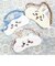 ちいかわ ハチワレ アイマスク ふわふわワッペン リラックス ブルー