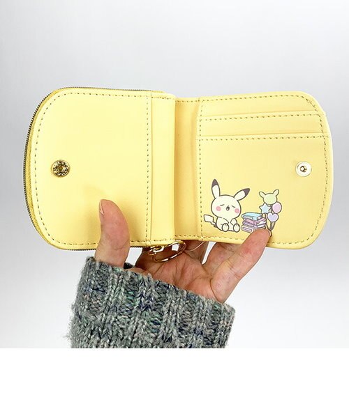 ポケモン ピカチュウ 二つ折り財布 財布 コインケース ポケピース YE  イエロー｜パーフェクトワールドの通販｜&mall（アンドモール）三井ショッピングパーク公式通販