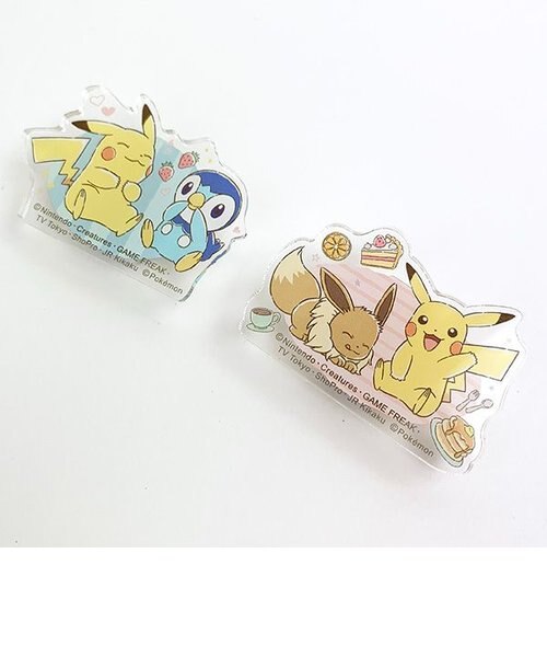 ポケモン ピカチュウ イーブイ ポッチャマ アクリルクリップ
