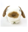 ロップイヤーうさぎ　 ブロークン りくのなかま ぬいぐるみ 白　茶耳 吉徳