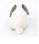 ロップイヤーうさぎ　 フロスティー りくのなかま ぬいぐるみ 白　グレー耳 吉徳
