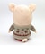 ぷーとん ぬいぐるみ Mサイズ 柄入りニット インテリア ベージュ