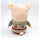 ぷーとん ぬいぐるみ Mサイズ 柄入りニット インテリア ベージュ