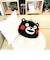 くまモン ダイカットクッション インテリア ブラック