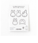 ミッフィー miffy トレースふせん（face） GREEN FLASH