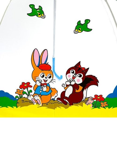 クッピーラムネ アンブレラ 60cm 雨傘 傘 学校 オフィス 雨