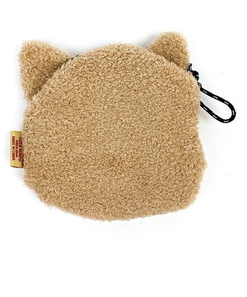 小物 omochi オサムグッズ フェイスポーチ キャット 小物入れ ベージュ