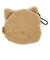 オサムグッズ フェイスポーチ キャット 小物入れ ベージュ