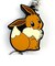 ポケットモンスター ラバーリール キーホルダー イーブイ メスのすがた ポケモン リール付き