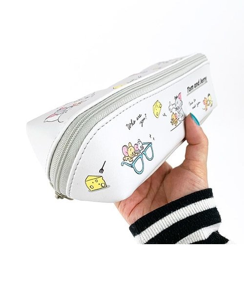 トムとジェリー ターンオープン ペンケース パターン ペンポーチ 筆箱