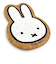 ミッフィー DB/S2 ダイカットコースター ミッフィー dick bruna コップ敷き   日本製