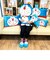 ドラえもん 添い寝 枕 ピロー 寝具 クッション 青