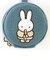 ミッフィー miffy コインケース (ブルー) 小物入れ ミニポーチ イヤホンケース