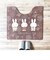 ミッフィー miffy トイレマット（ラインアート） Dick Bruna トイレ ブラウン