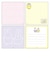 ミッフィー miffy メモパッド・スクエア パープル メモ帳 文房具 日本製