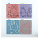 ミッフィー miffy リングノート用下敷き（スクエア) 文房具 ブルー 日本製