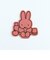 ミッフィー miffy ステッカー(ピンク） シール 日本製