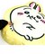 ちいかわ うさぎ プン もちもちまくらクッション インテリア イエロー