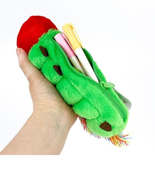新品　はらぺこあおむし　くたくた ペンケース　ポーチ　ぬいぐるみ はらぺこあおむし くたくたあおむし ペンケース ペンポーチ 筆箱