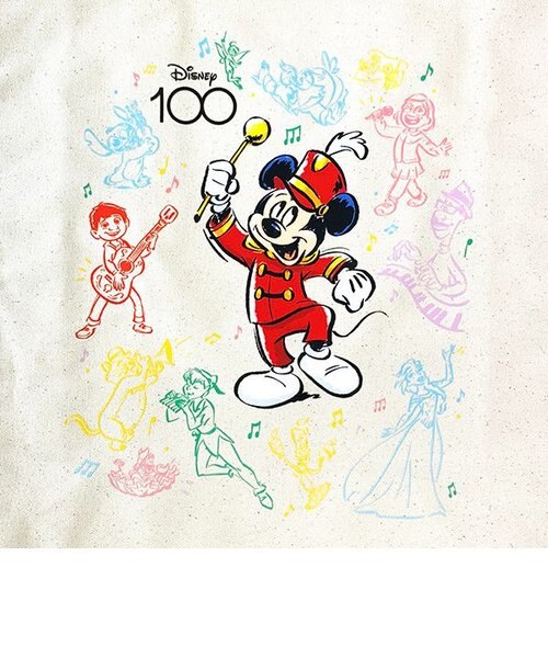 ディズニー 100周年 ミッキー キャンパストートバッグ