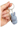 ミッフィー miffy キーチェーン キーホルダー シルバーブルー マスコット