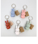 ミッフィー miffy キーチェーン キーホルダー シルバーブルー マスコット