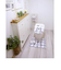 ミッフィー miffy チェックライン トイレマット グレー ポイントマット トイレ