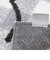 ミッフィー miffy チェックライン ロングトイレマット グレー ポイントマット トイレ