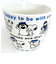 スヌーピー ほっこりマグ L （スヌーピー＆オラフ） ブルー スープカップ 約380ml SNOOPY