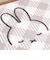 ミッフィー miffy インテリアマット【50X120cm】 チェックライン グレー