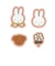 ミッフィー＆スナッフィー フレークシール（ピンク） 文具 文房具 miffy and snuffy 23AW 日本製