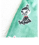 ムーミン ボア付3WAYケープ （フラワーブロック） ミント ブランケット マルチクロス MOOMIN