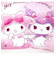 サンリオ マイメロ＆クロミ ラブラブ JRエステル枕 まくら 寝具  キッズ こども ピンク