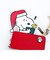 スヌーピー クリスマスソックスキーチェーンウォッチ 時計 グレー SNOOPY