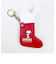 スヌーピー クリスマスソックスキーチェーンウォッチ レッド 時計 SNOOPY
