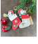 スヌーピー クリスマスソックスキーチェーンウォッチ レッド 時計 SNOOPY