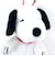 スヌーピー ふわふわマスコット ＢＫ ぬいぐるみ ボールチェーン ブラック