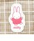 ミッフィー miffy レトロチェック ポーチ　 ブラウン 小物入れ