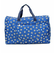 ミッフィー miffy 折りたたみボストンバッグ（L) フラワーブルー