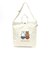 ミッフィー miffy 2WAY帆布トートショルダーバッグ フラワーアーチ ナチュラル
