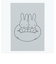 ミッフィー miffy ポストカード（purple） ハガキ 文具 日本製