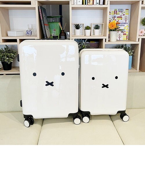 キャリーケース ホワイト ミッフィー ミッフィー miffy スーツケース キャリーケース 53L フェイス